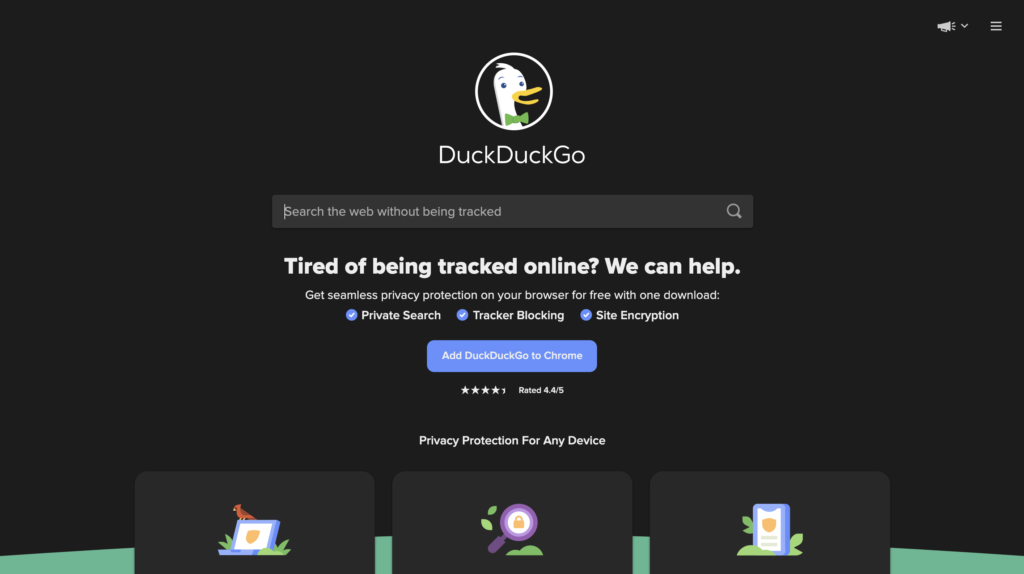 DuckDuckGo Search Engine