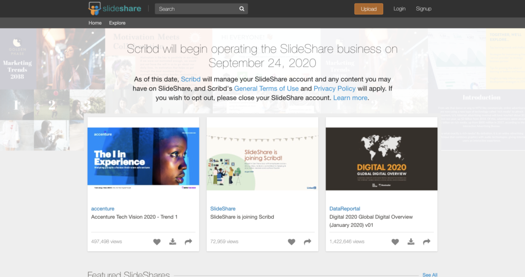 Slideshare Search Engine