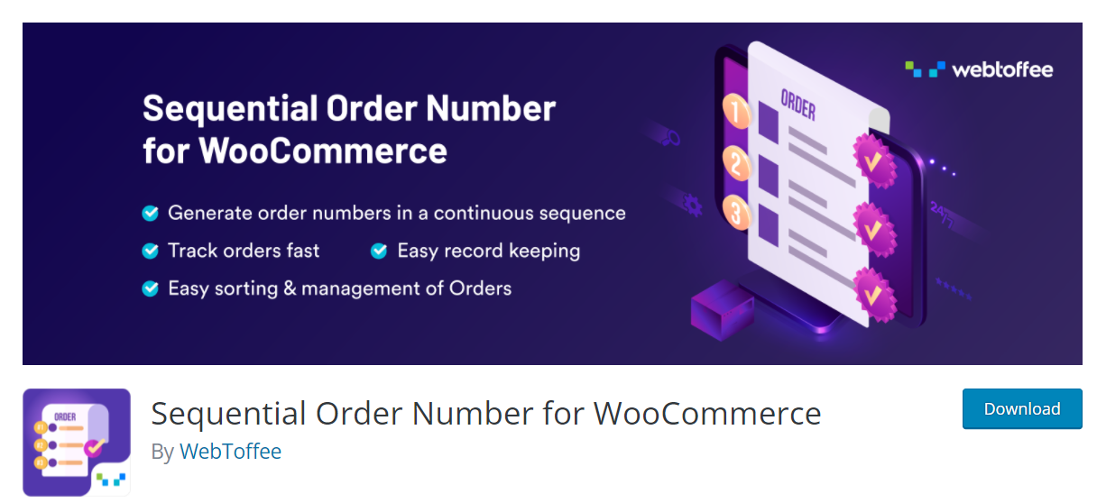 Sequential Order Number for WooCommerce