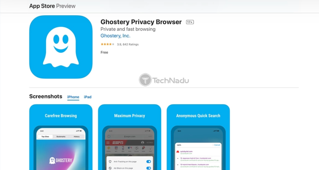 Ghostery website