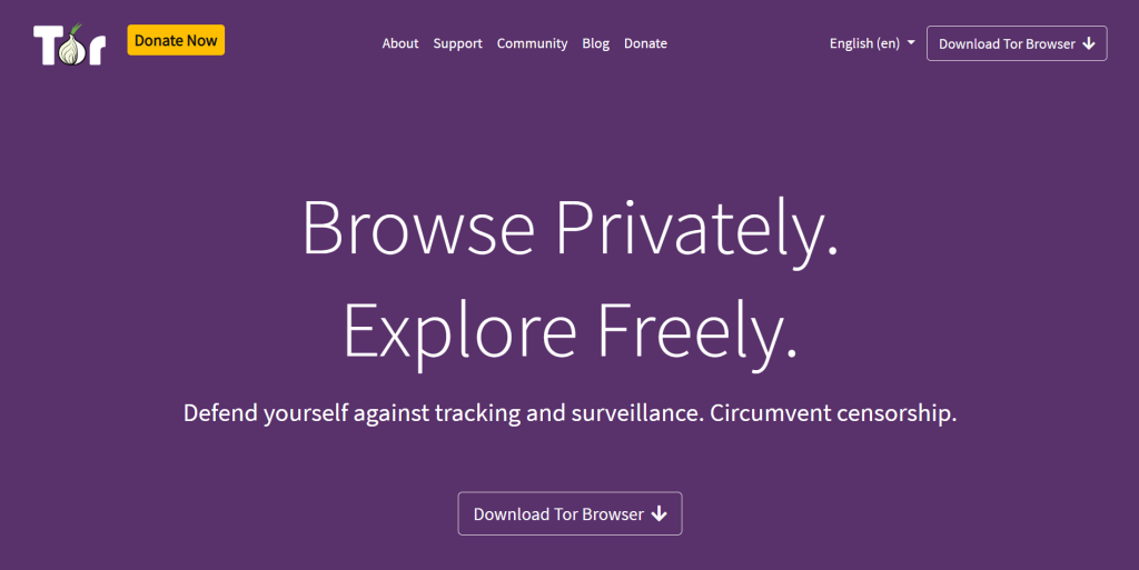 Tor website